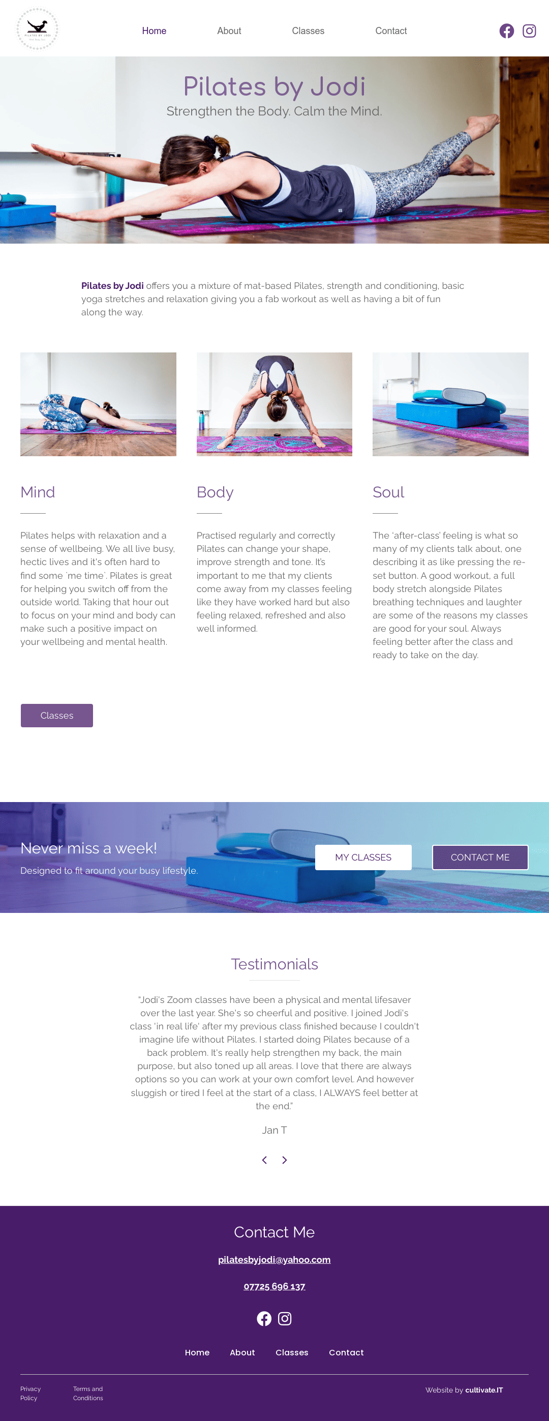pilates-by-jodi-website-by-cultivate-it-home-page